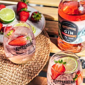 Kopparberg Gin Strawberry&Lime flaska 70CL