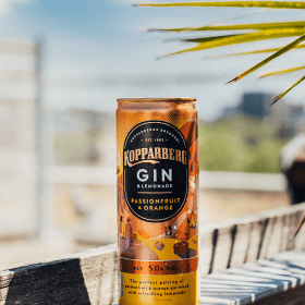 Kopparberg Gin&Lemonade Passionfruit&Orange Slim can 25CL