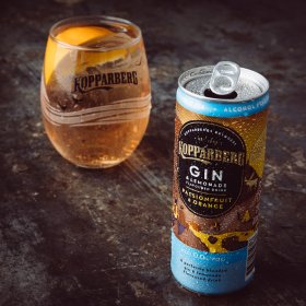Kopparberg Gin&Lemonade Passionfruit&Orange Alcohol-Free burk 25CL