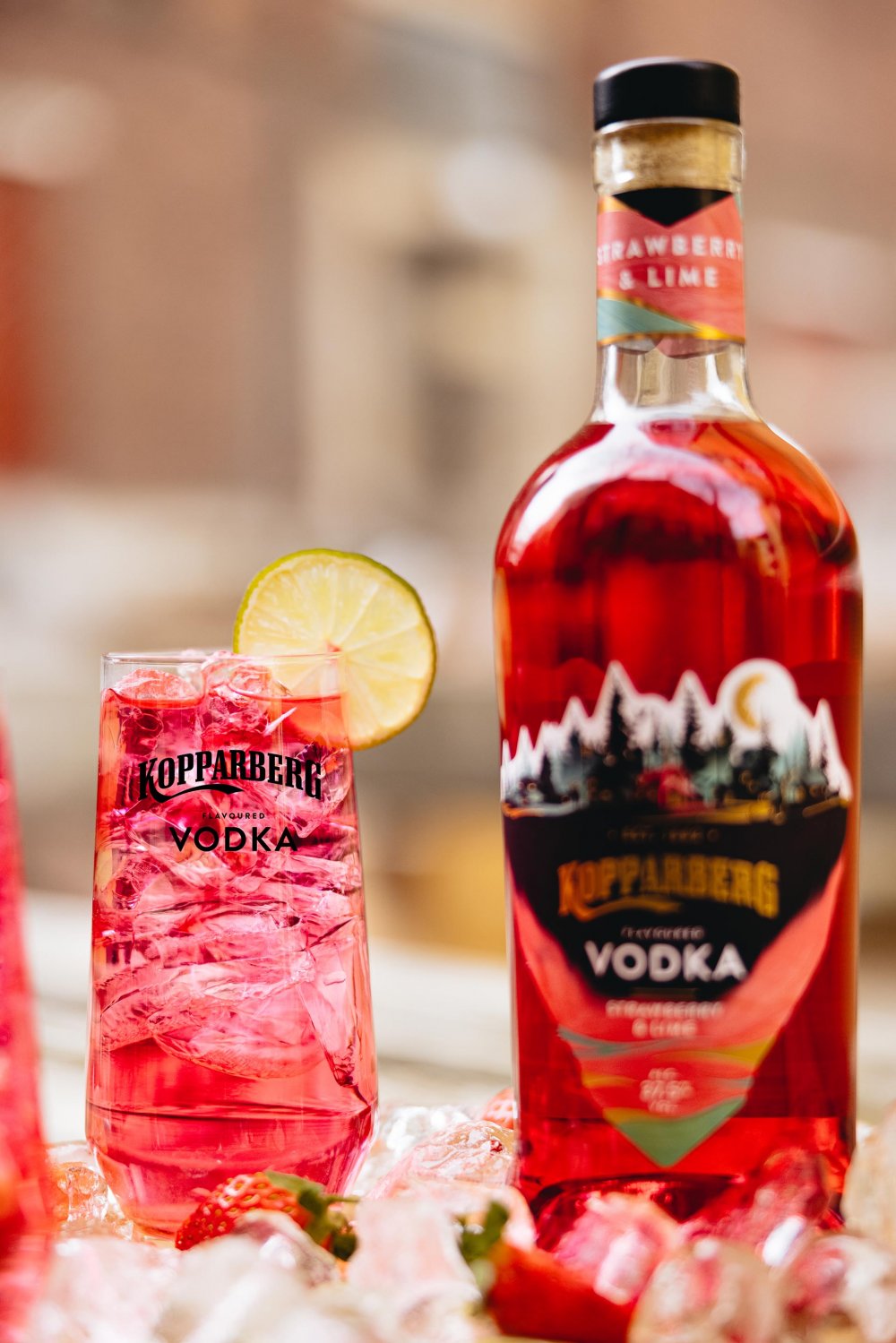 Kopparberg Vodka Strawberry&Lime Kopparbergs Bryggeri