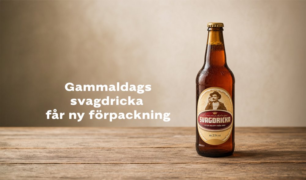 Kopparbergs Svagdricka får ny förpackning